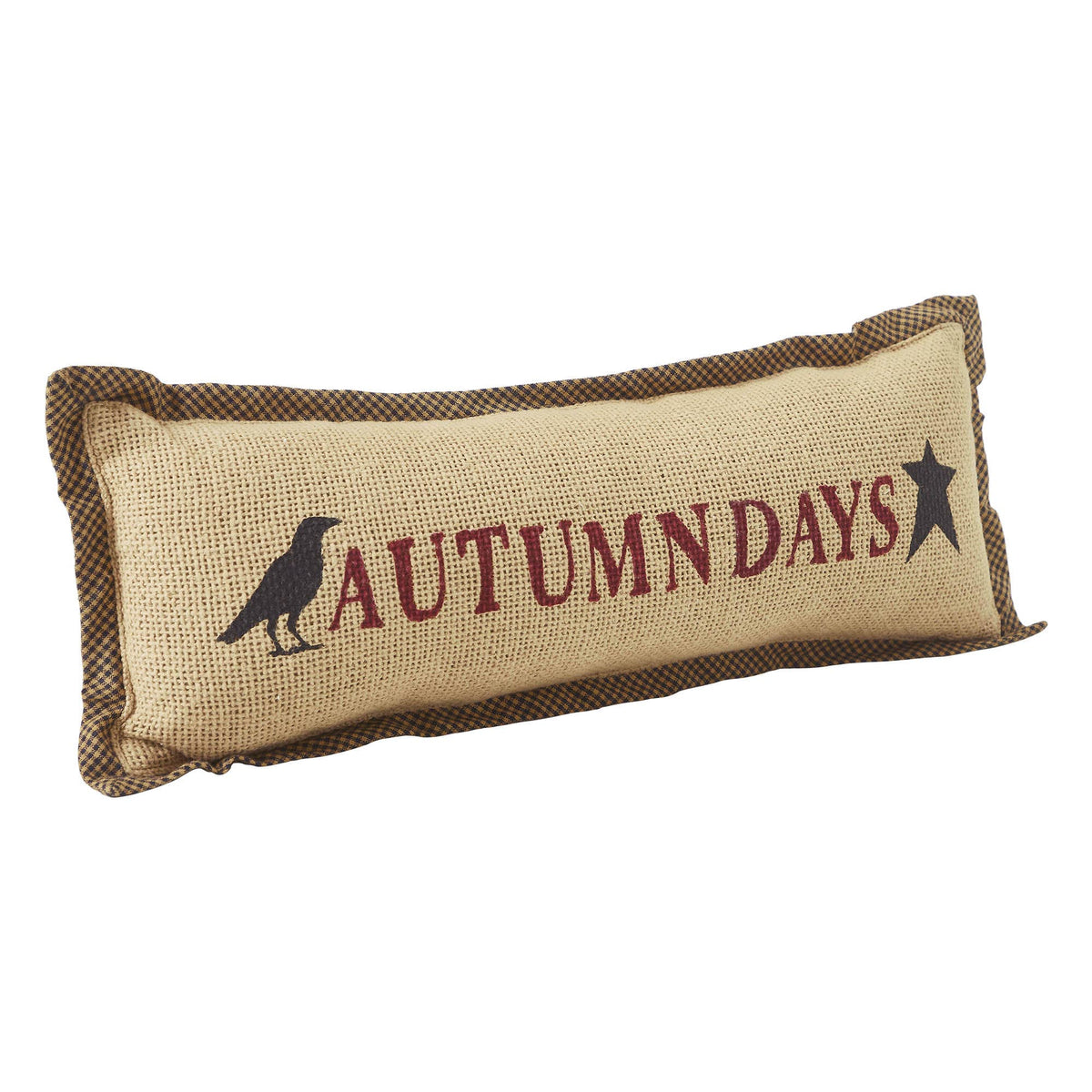 Raven Harvest Autumn Days Fall Throw Pillow 5x15
