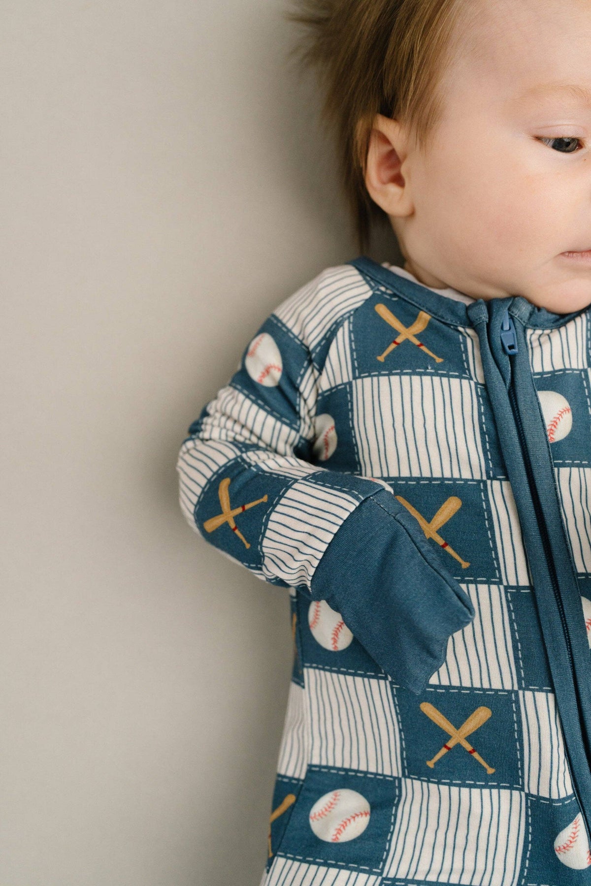 Baseball Patchwork Bamboo Sleeper