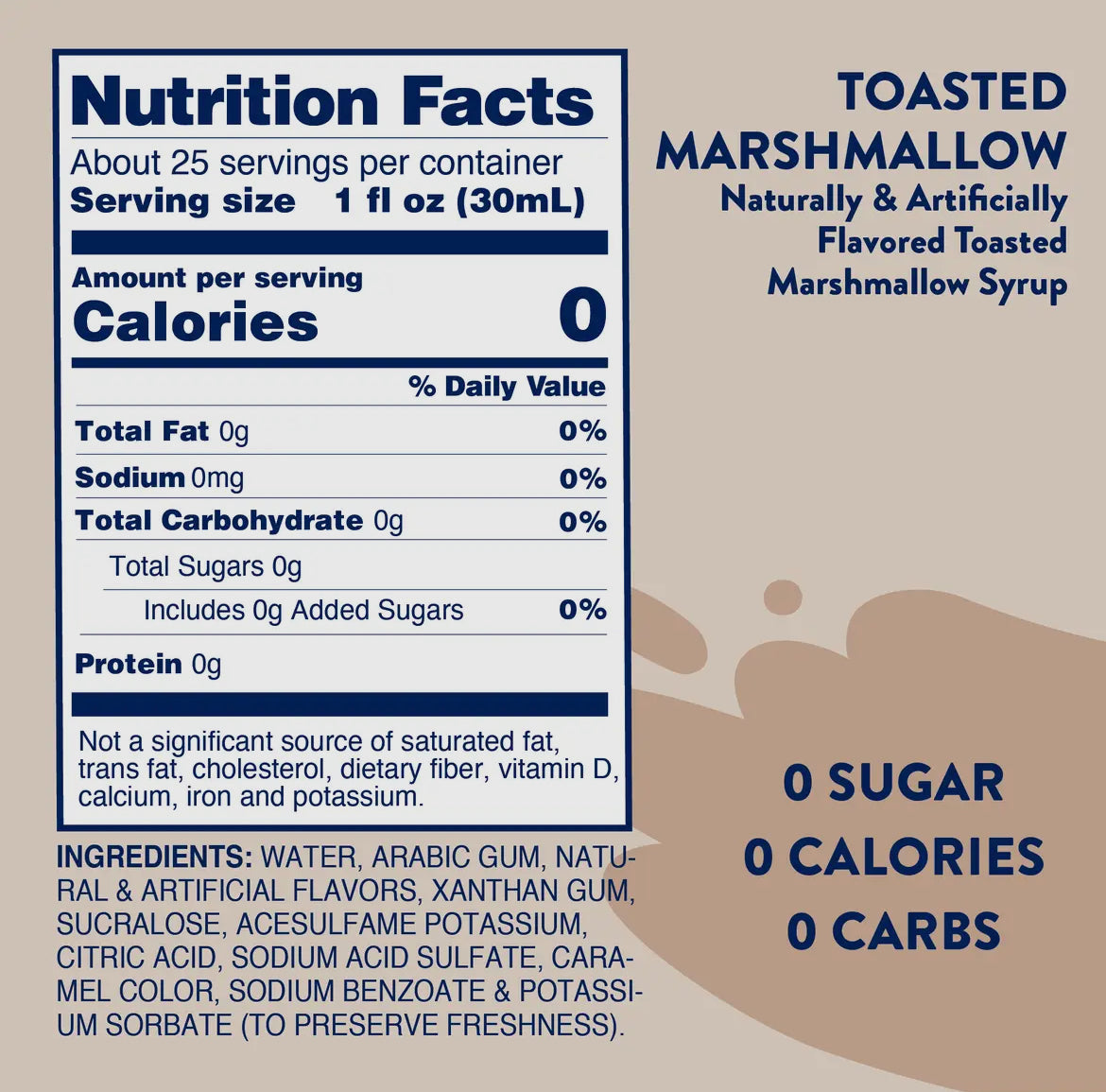Skinny Toasted Marshmallow Syrup