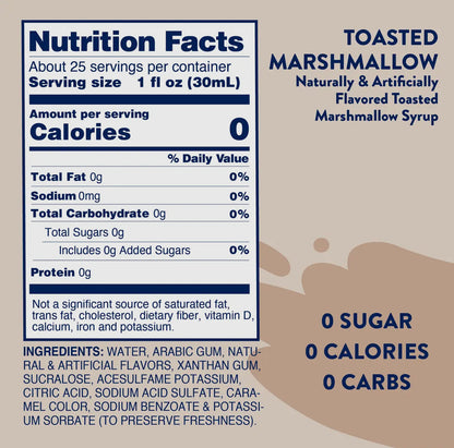 Skinny Toasted Marshmallow Syrup