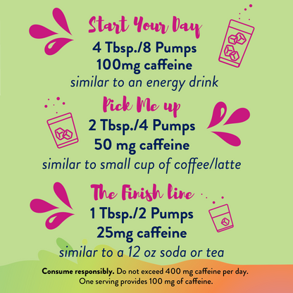 Skinny Wild Berry Energy Syrup - 375ml