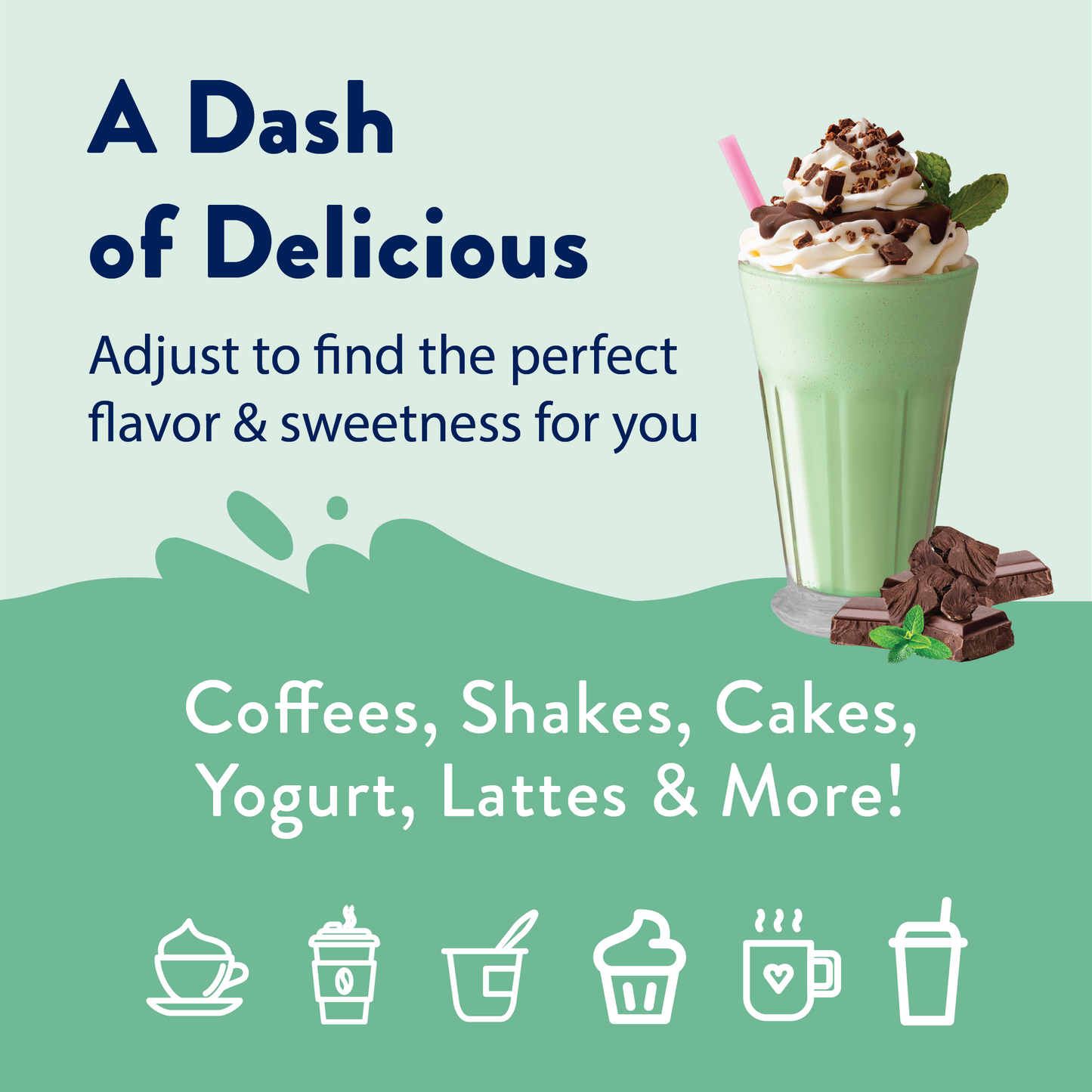 Skinny Dippin' Dots® Mint Chocolate Ice Cream Syrup