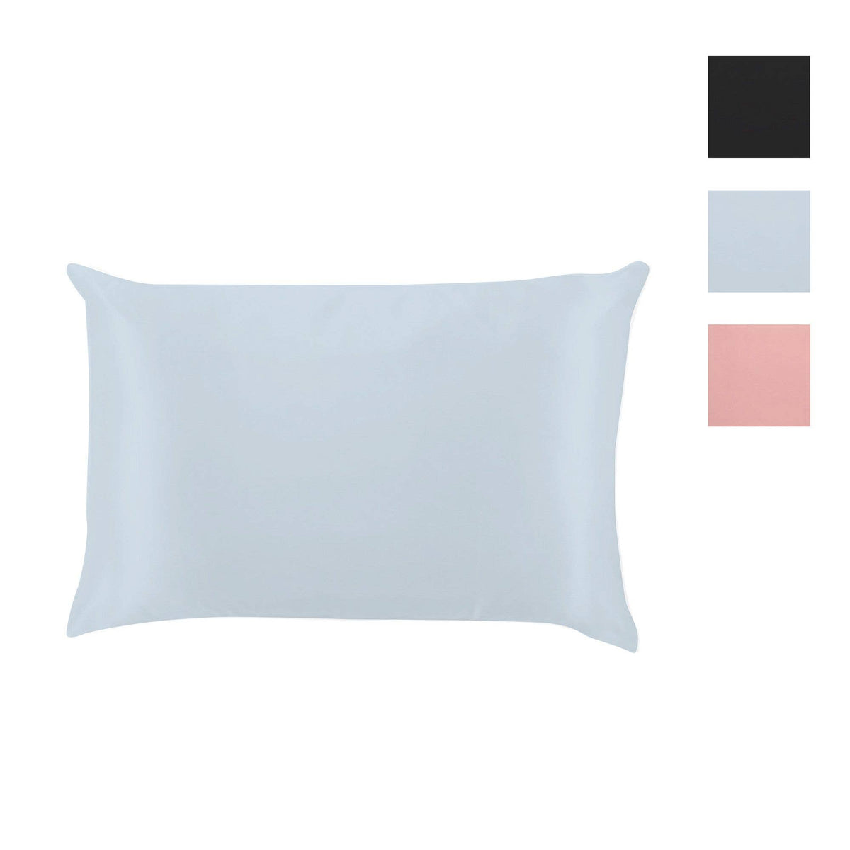 Lemon Lavender Silky Satin Pillowcase Solid Asst