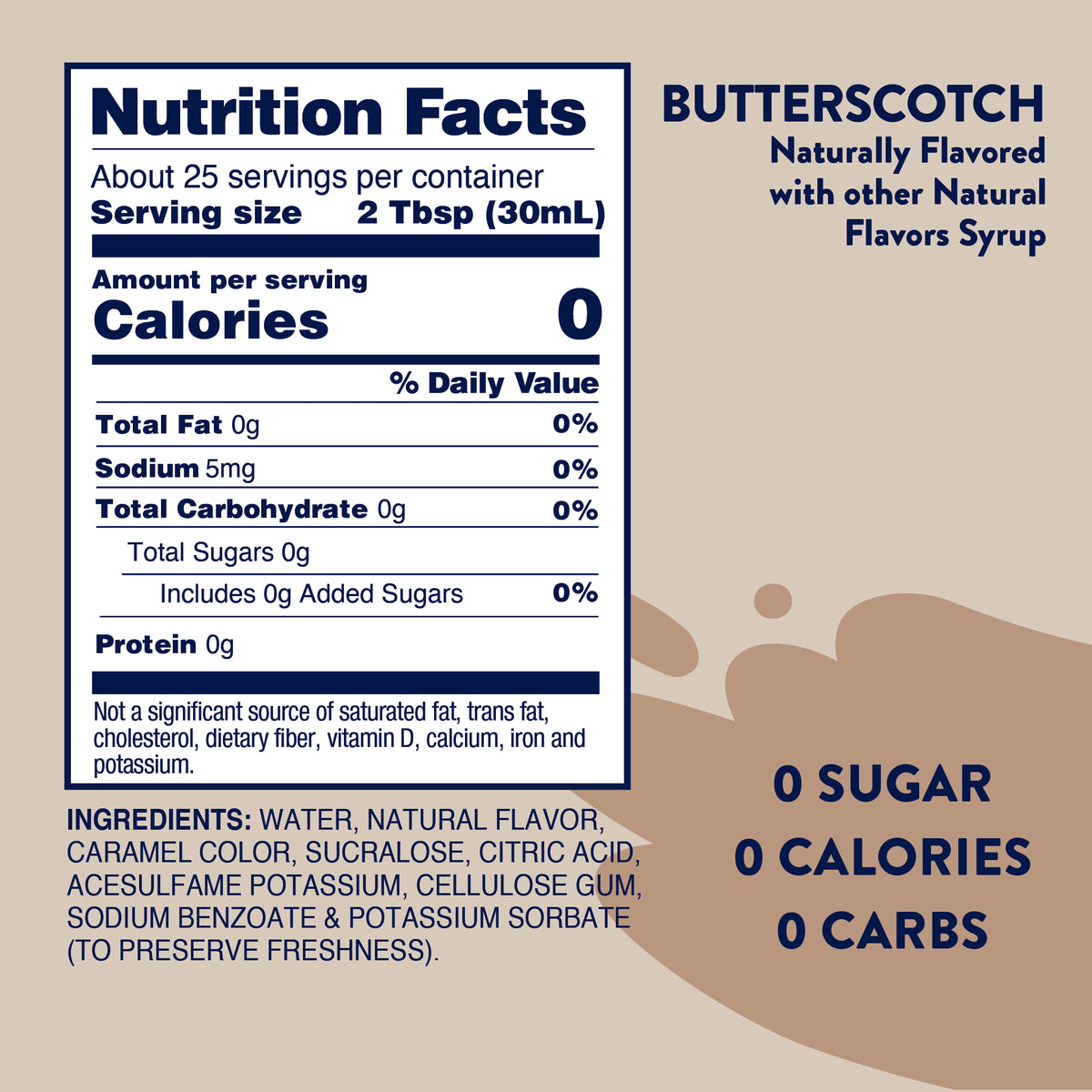 Skinny Butterscotch Syrup