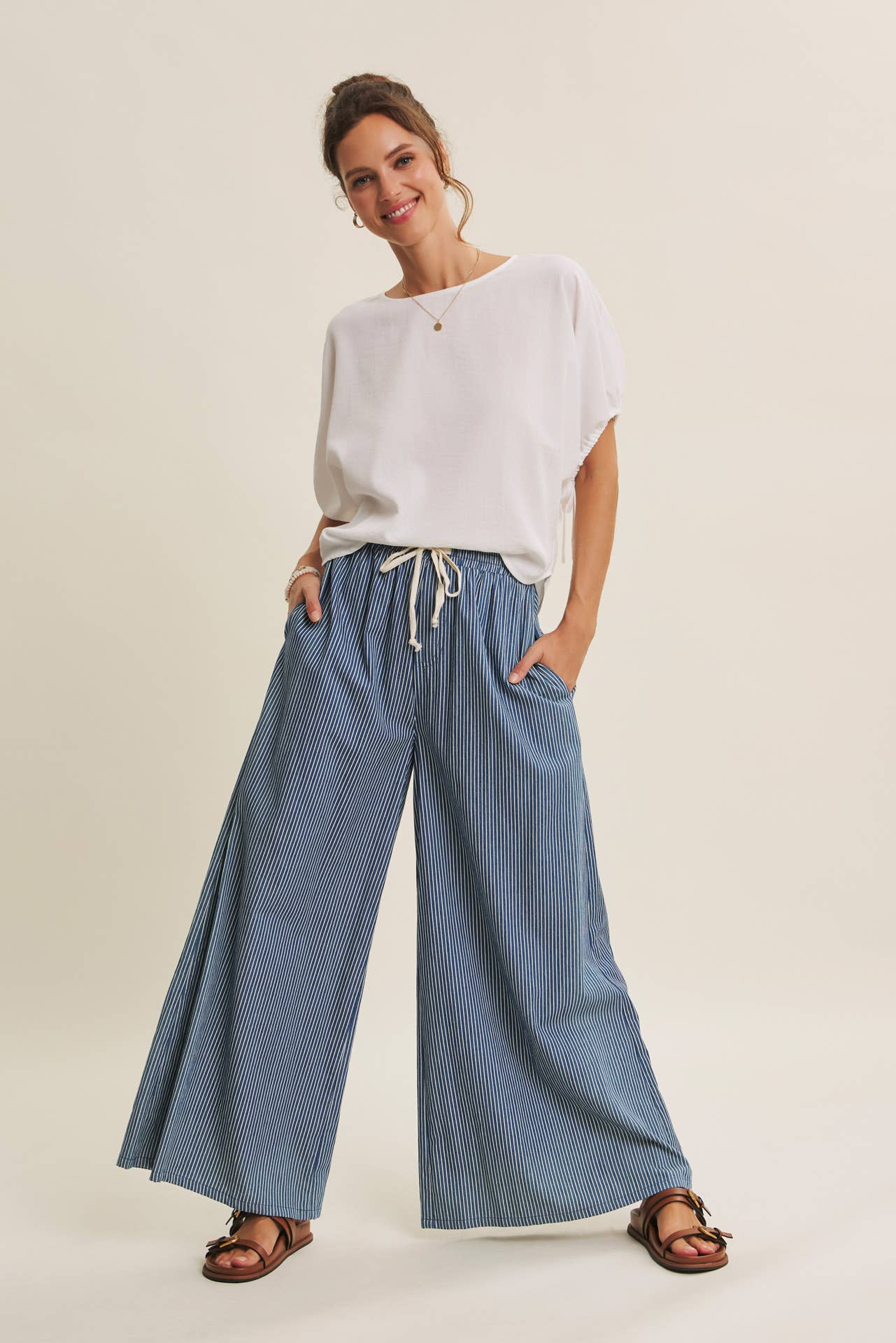 VIibrant Crinked Blouse-Kelly Green