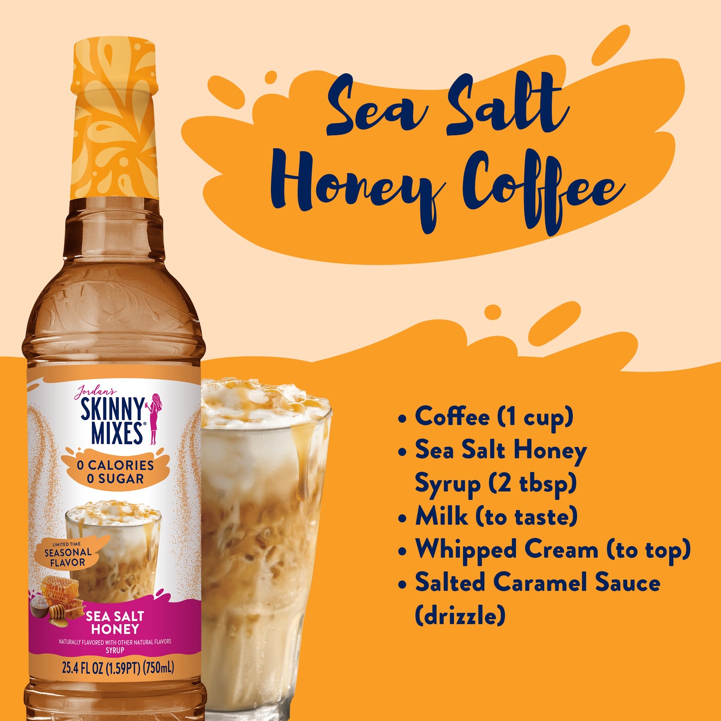 Skinny Sea Salt Honey Syrup