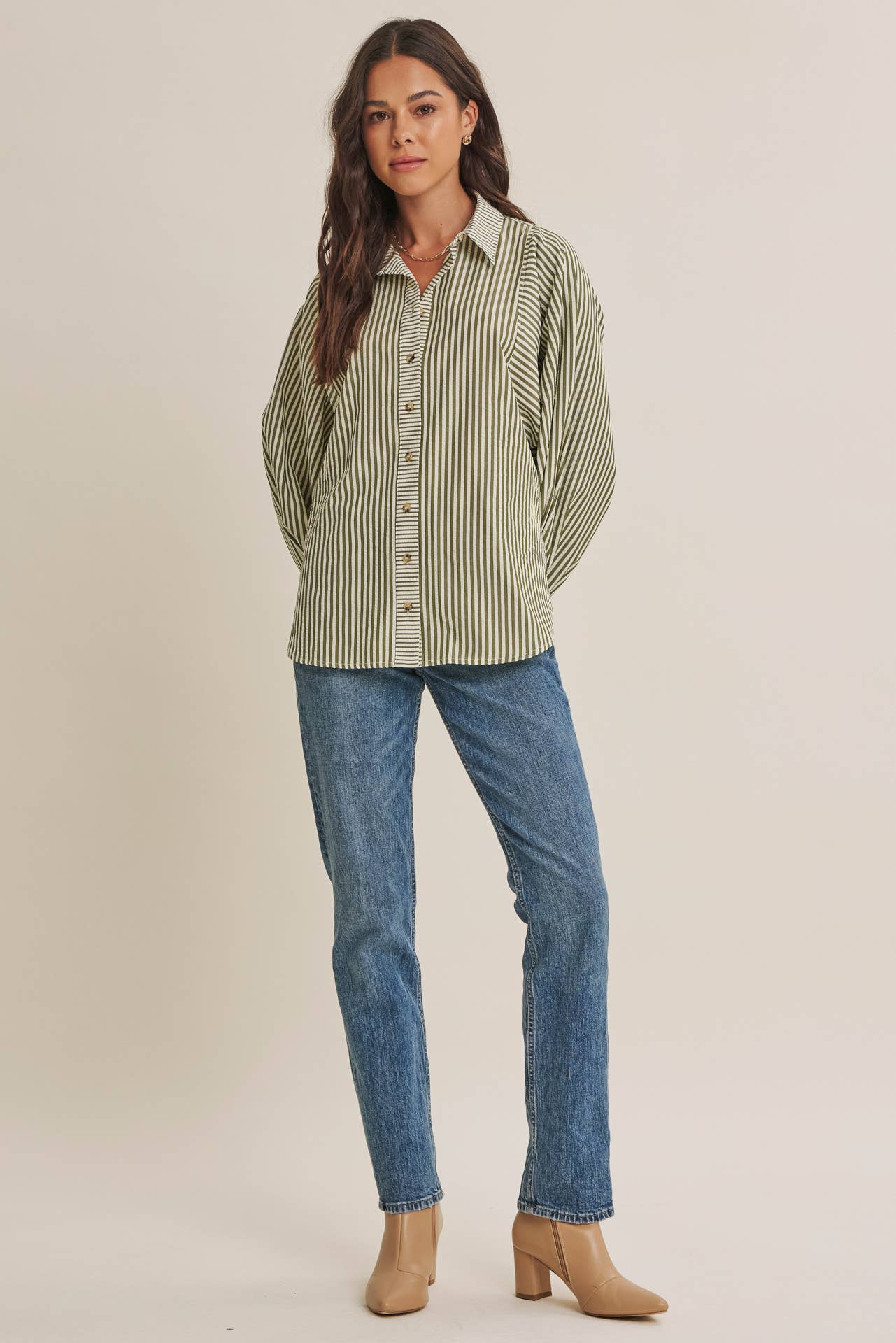 French Cafe Button Down