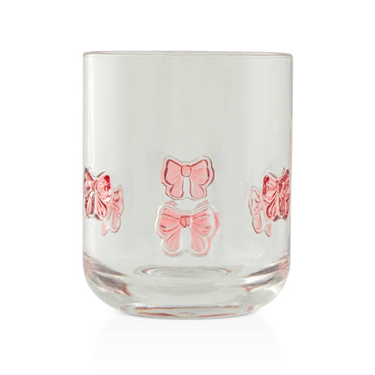 Pink Bow Tumblers- 4pk