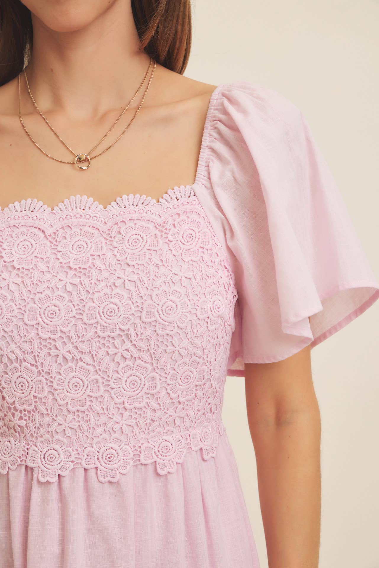 Essence Of Summer Crochet Midi Dress