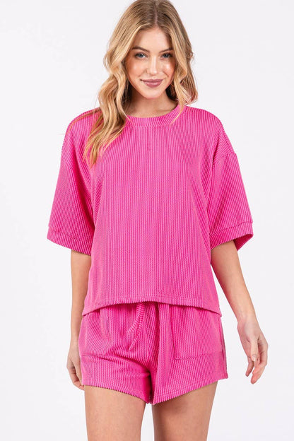 Vacation Set- Hot Pink