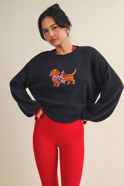 Patriotic Dachshund Sweater