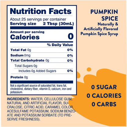 Skinny Pumpkin Spice Syrup